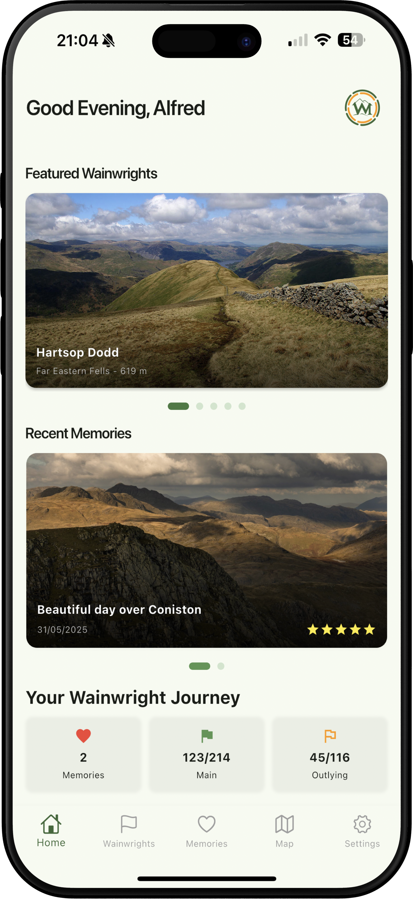 Home Screen